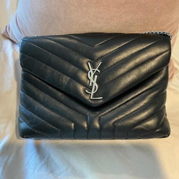 Saint Laurent Loulou medium quilted leather shoulder bag YSL - Picture 10 of 12